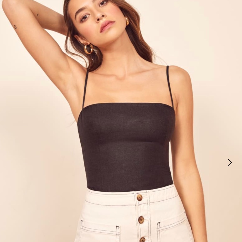 Reformation Overland Top Black
